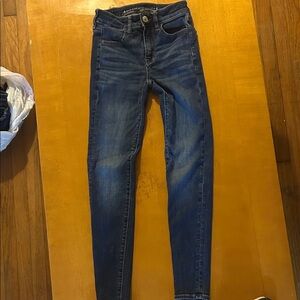 American Eagle Classic Blue Women's Jeans next level stretch